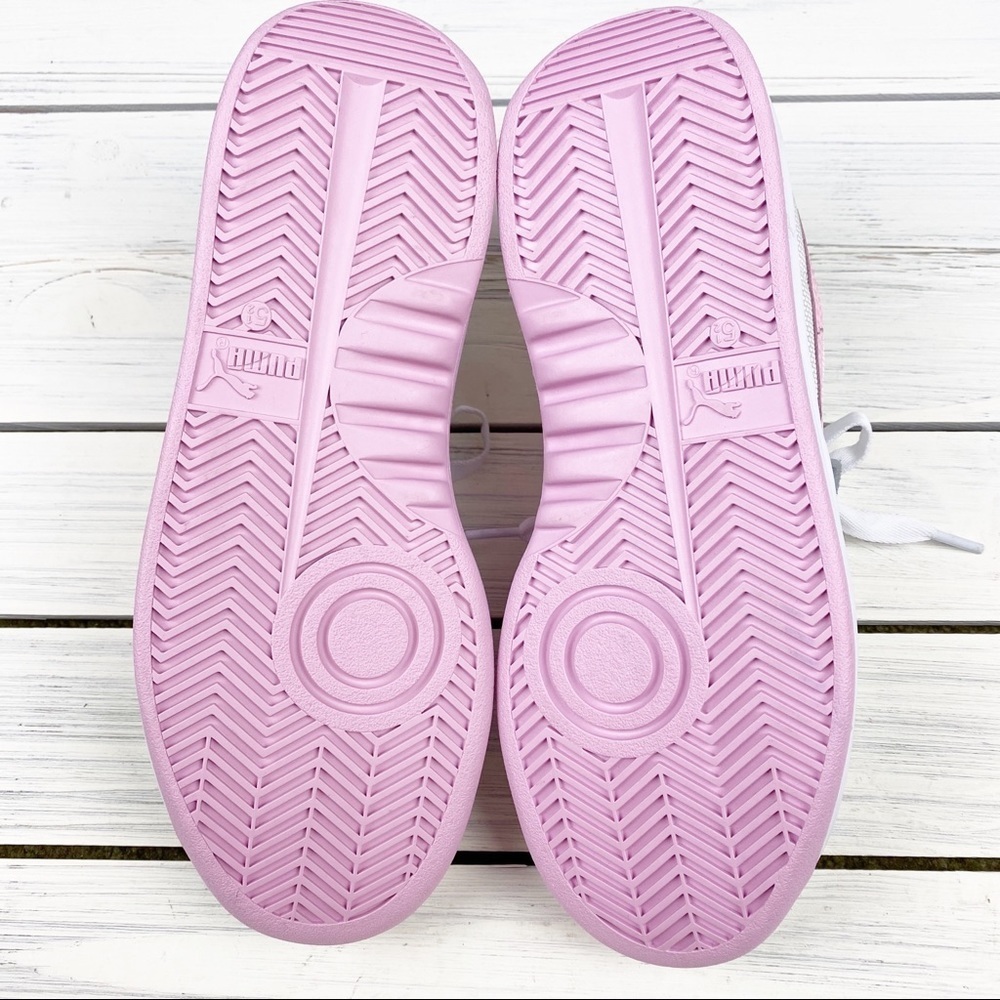 NEW PUMA California Athletic Sneakers Pink White - Picture 6 of 8